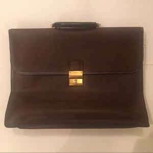 Vintage Bally Brown leather Briefcase